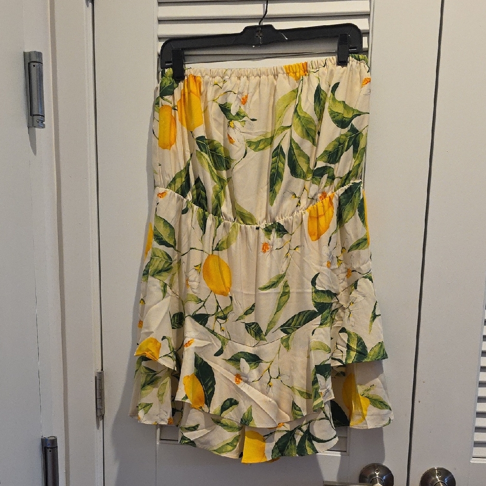 Express Lemon Print Romper